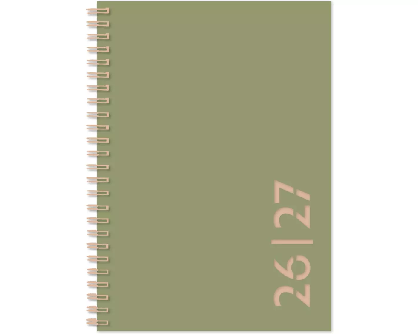 Simplex Colors Weekly A6 2026/2027, Olivegrün - Agenda/Planer bestellen ...