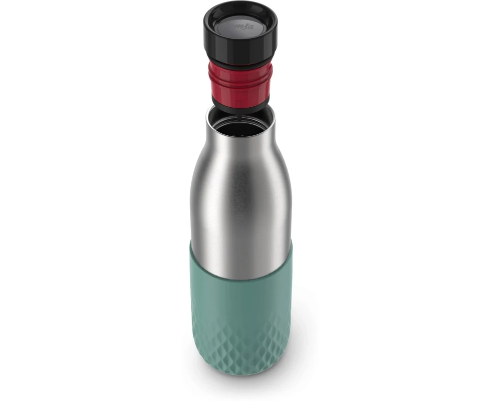 Emsa Trinkflasche Bludrop Sleeve 500 ml, Grün