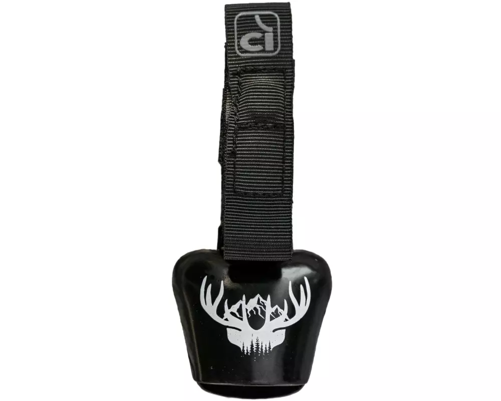 Incirca Fahrradglocke Cowbell Stahl, Schwarz