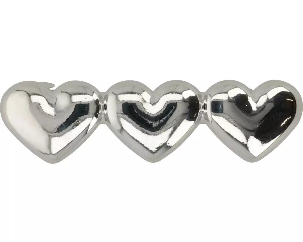 Trisa Accessoires Haarspange Set Barretten in Herzform, Silber und Gold