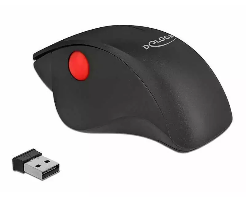 Delock Ergonomische Maus 12598 USB kabellos