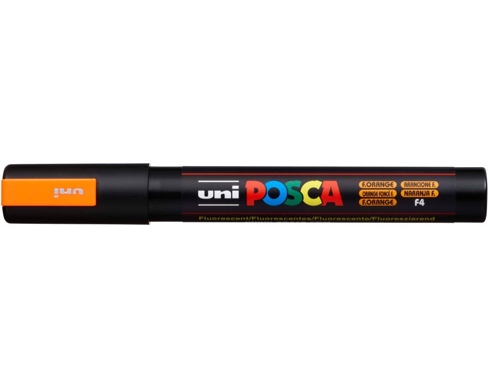 UNI-BALL Posca Marker 1,8-2,5mm PC5M F.ORANG fluo orange, Rundspitze