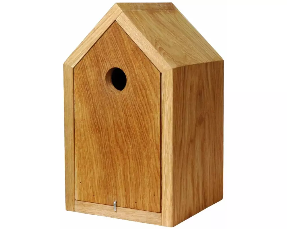 dobar green label Nistkasten Design, 16 x 16 x 28.5 cm, Holz, Braun