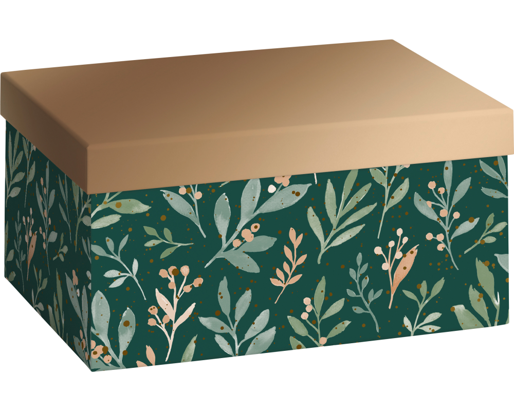 STEWO Geschenkbox Arona 2551505798 dunkelgrün 16.5x24x12cm
