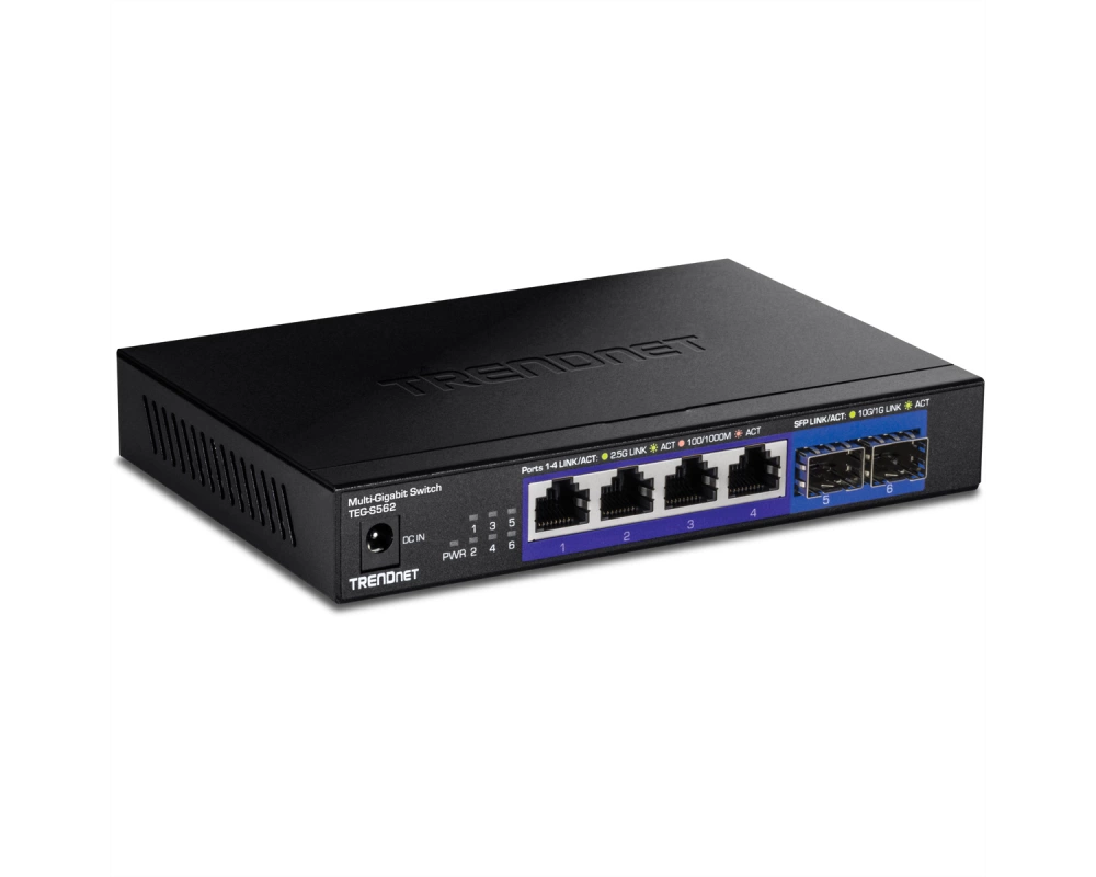 TRENDnet TEG-S562 6-Port Switch, Multi-Gigabit