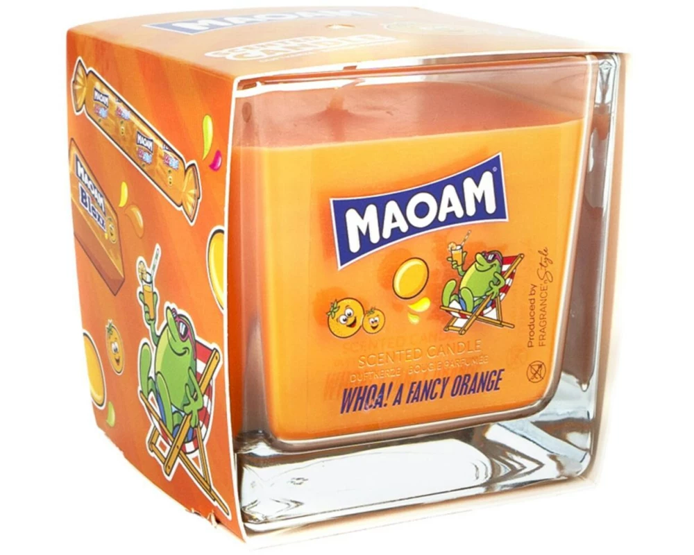 balthasar Duftkerze Maoam Fancy Orange 8 x 8 cm, 200 gr