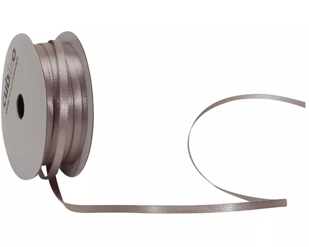 Spyk Satinband 3 mm x 8 m, Silber