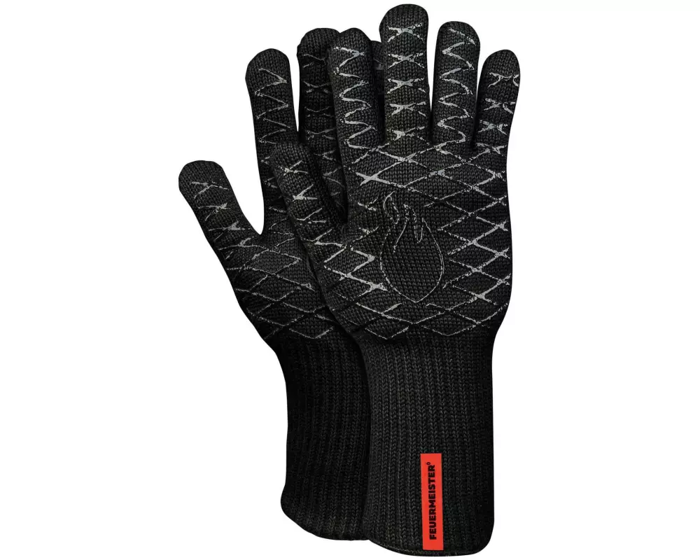 Feuermeister Grillhandschuh Premium BBQ Schwarz, Grösse 12