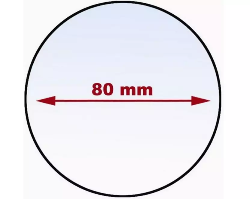 Mirrycle Ersatzspiegel ø 80 mm, für Myrricle E-Bike