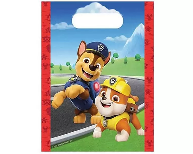 We fiesta Party Geschenktasche Paw Patrol 4 Stück, Mehrfarbig