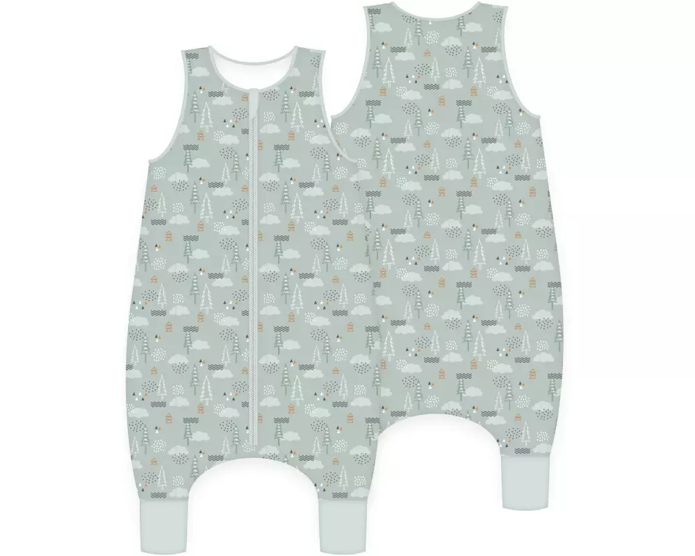 Herding Baby-Ganzjahresschlafsack Nordic Forest 90 cm