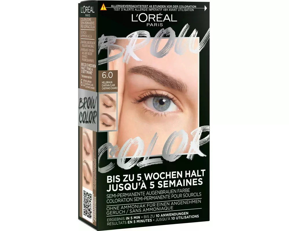 L'Oréal Paris Augenbrauenfarbe Brow Color 6.0 Hellbraun