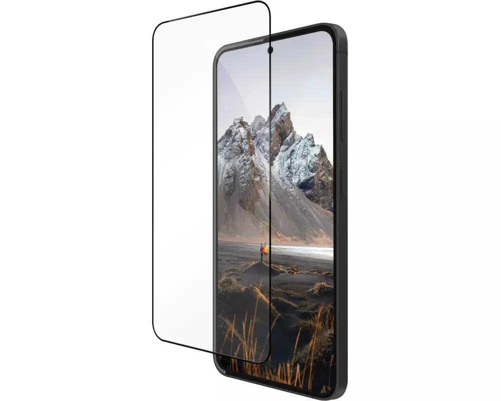 dbramante1928 Displayschutz Eco-Shield D3O Galaxy S25+ Black Edge