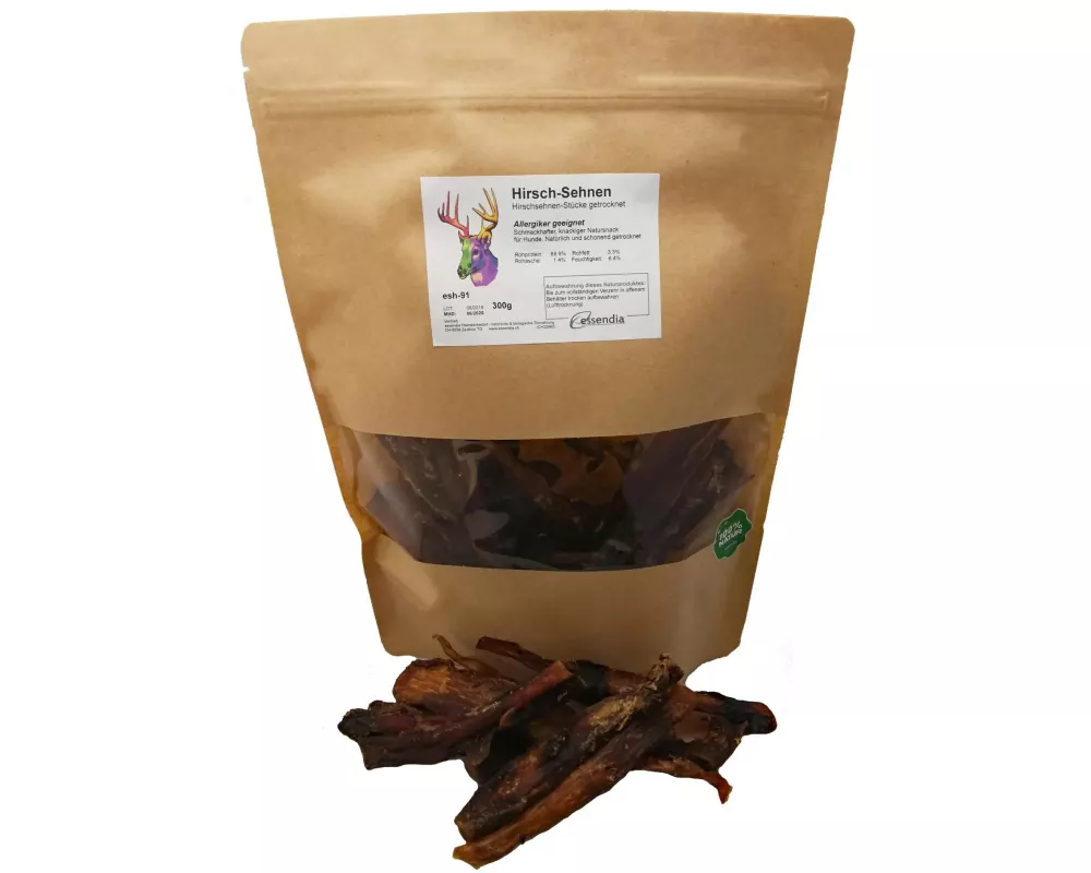 essendia Kausnack Hirschsehnen, 300 g
