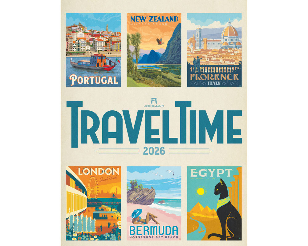 ACKERMANN Bildkalender 2026 2615 Travel Time ML 66x50cm