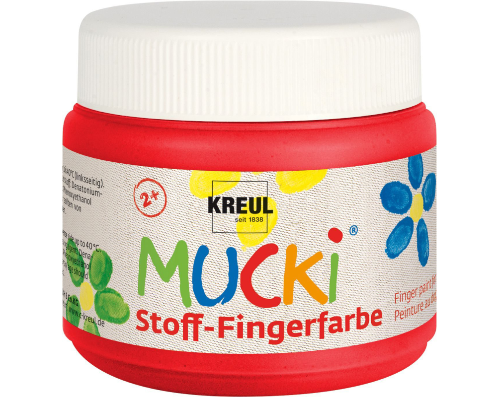 KREUL Stoff-Fingerfarbe Mucki KR-28103 rot