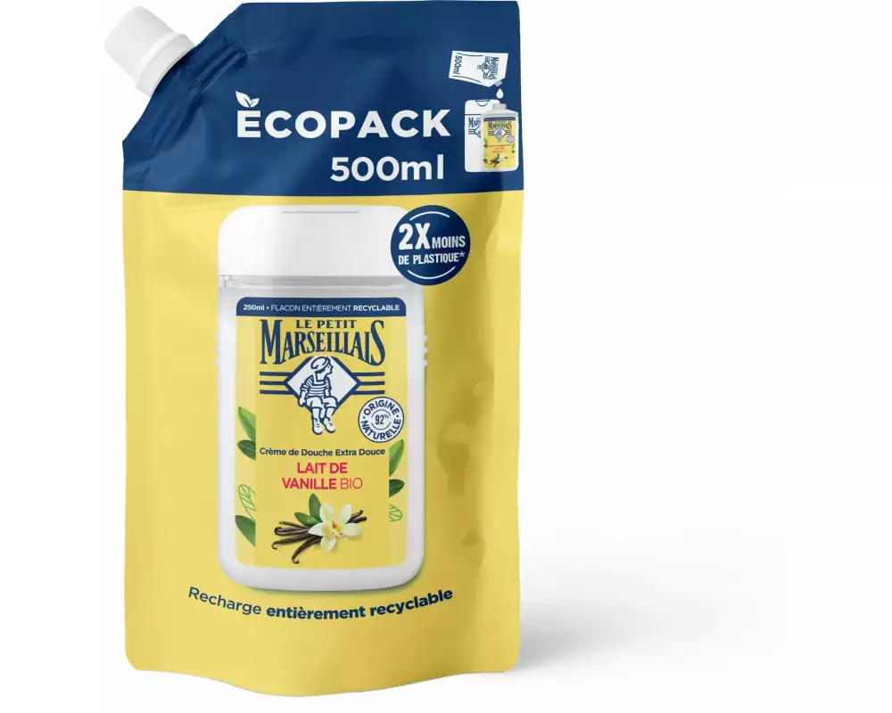 Le petit Marseillais Duschcreme Nachfüllbeutel Vanille 500 ml