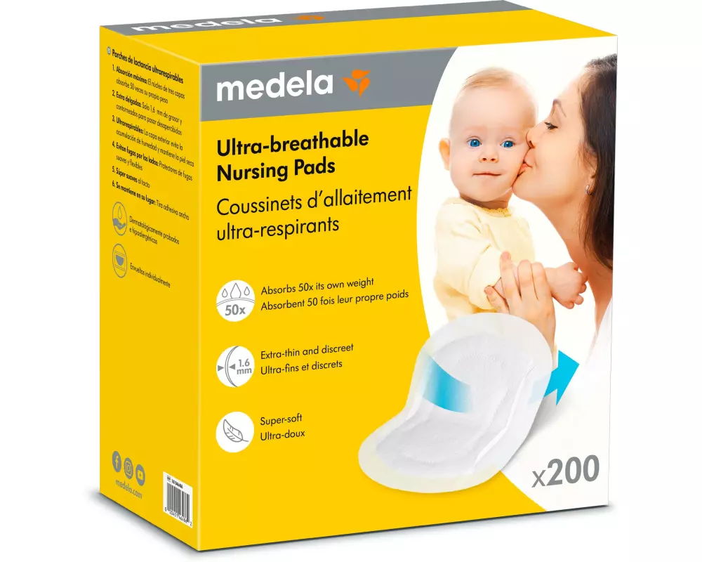 MEDELA Ultra-atmungsaktive Stilleinlagen 200 Stück