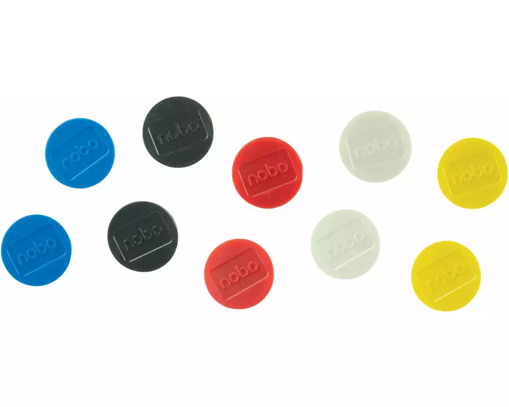 Nobo Haftmagnet Ø 3.2 cm 10 Stück, farbig sortiert