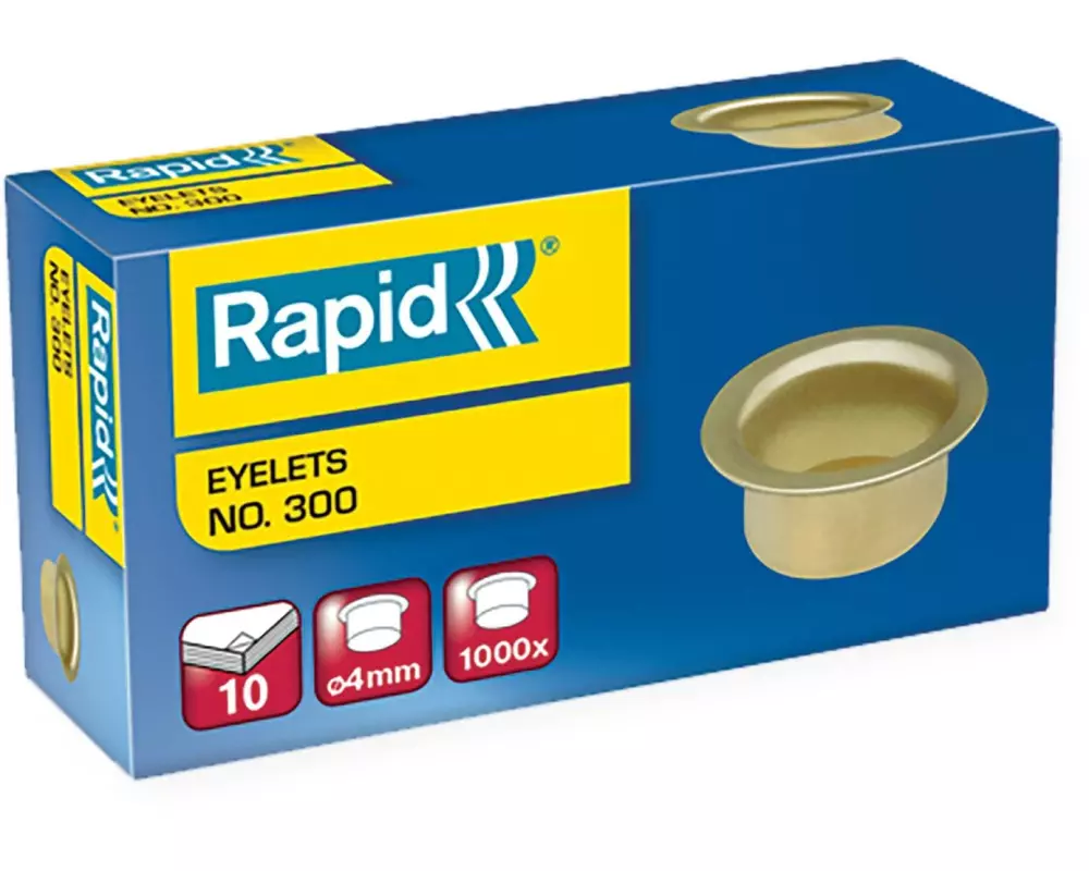 Rapid Ösen No.1, 4 mm, 1000 Stück