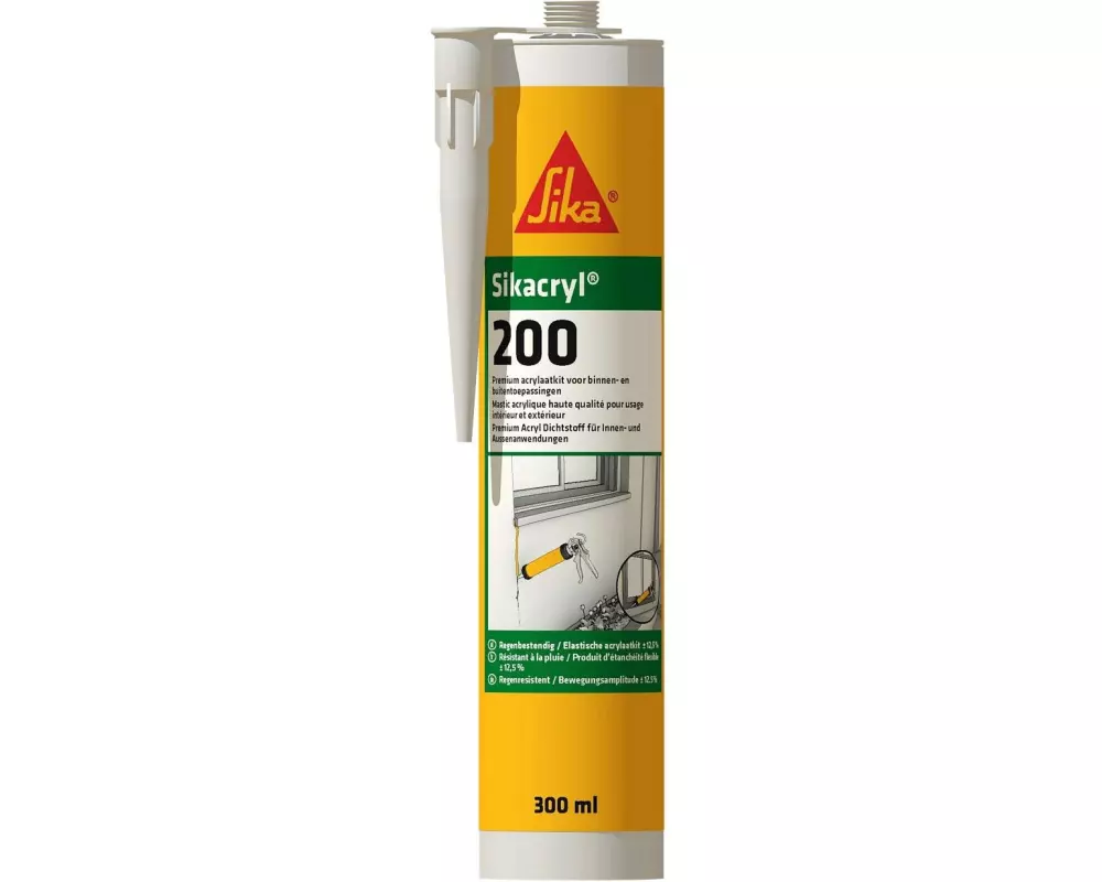 Sika Sikacryl-200 1-K Acryl Weiss 300 ml