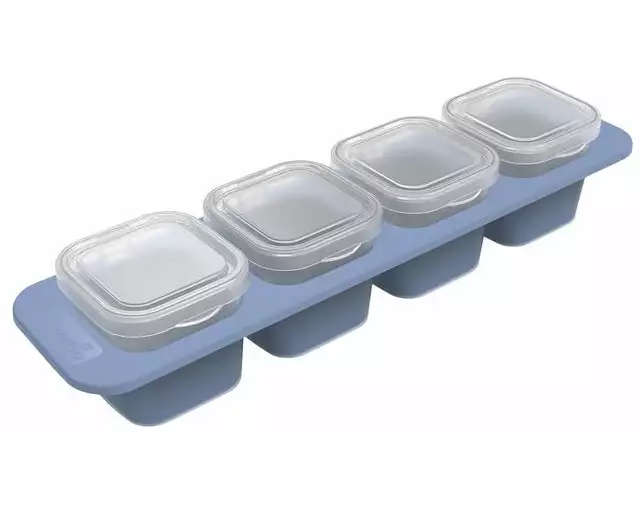 Rotho Vorratsdose Domino 4 x 0.05 l, Blau