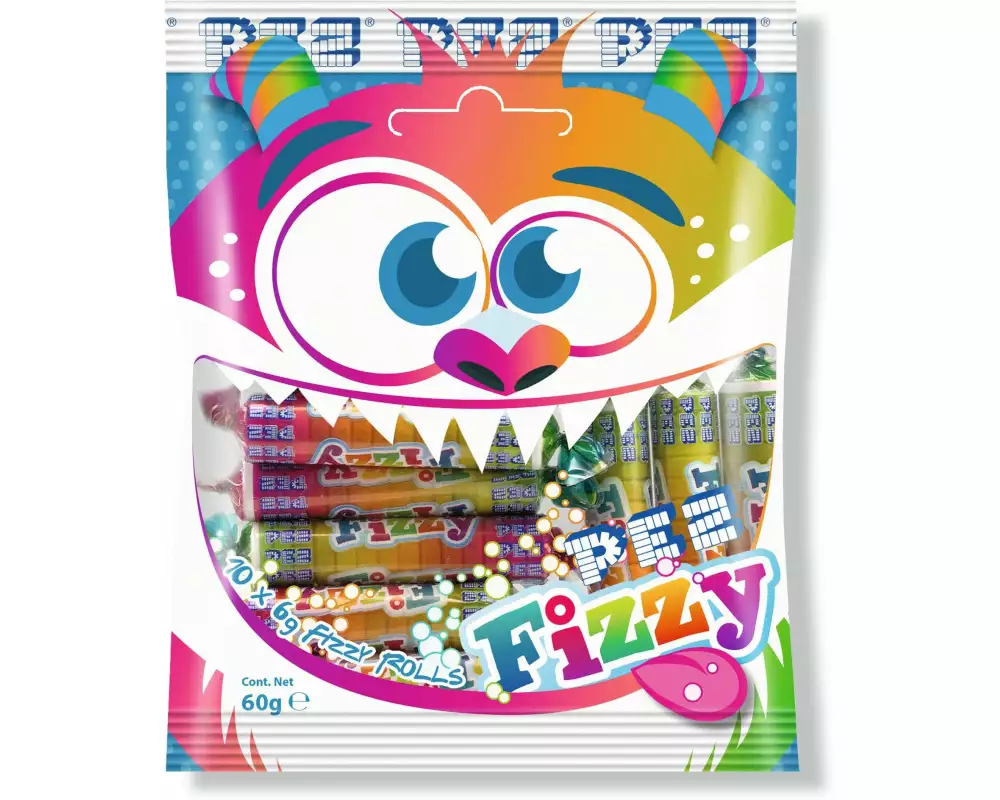 PEZ Fizzy Rollen Beutel 60 g