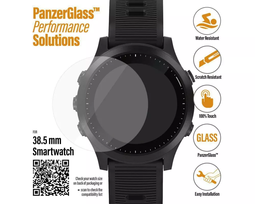 Panzerglass Displayschutz Huawei Watch GT2 (38.5 mm)
