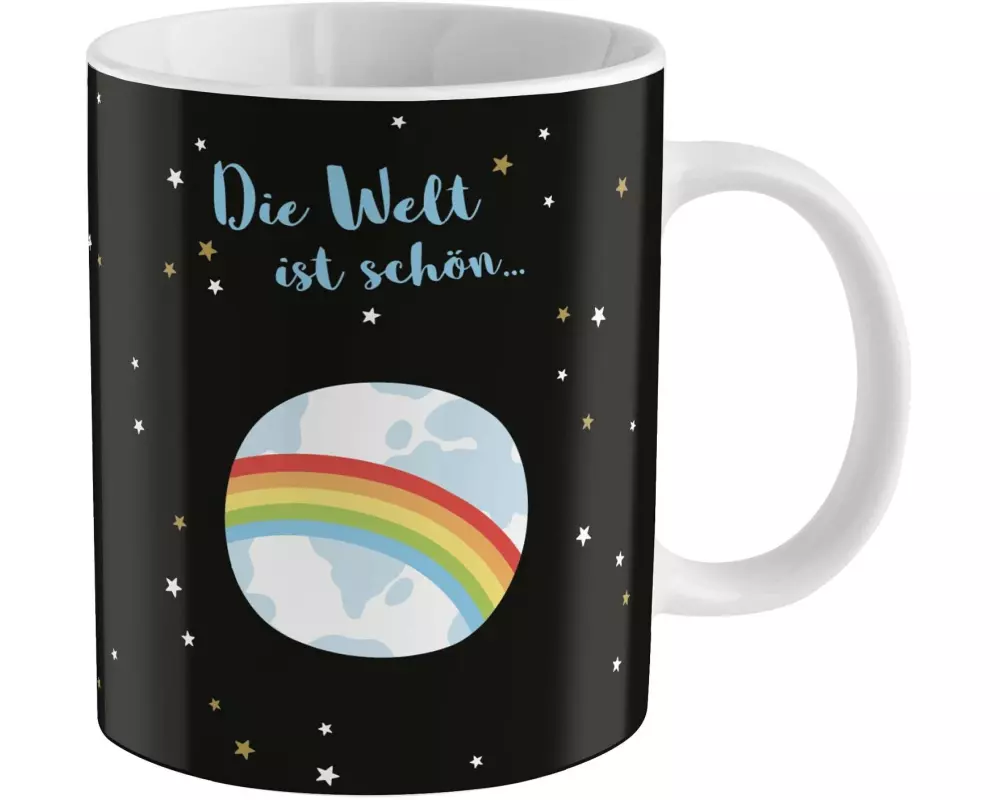Sheepworld Universaltasse Die Welt ist schön 350 ml , 1 Stück