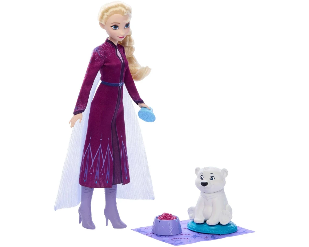 Disney Frozen Puppe Elsa and Baby Bear