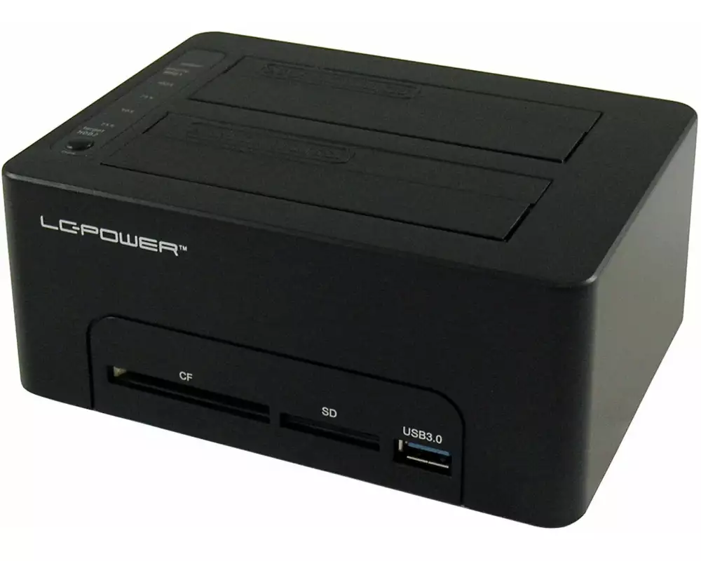 LC-Power Docking- und Klonstation LC-DOCK-U3-CR