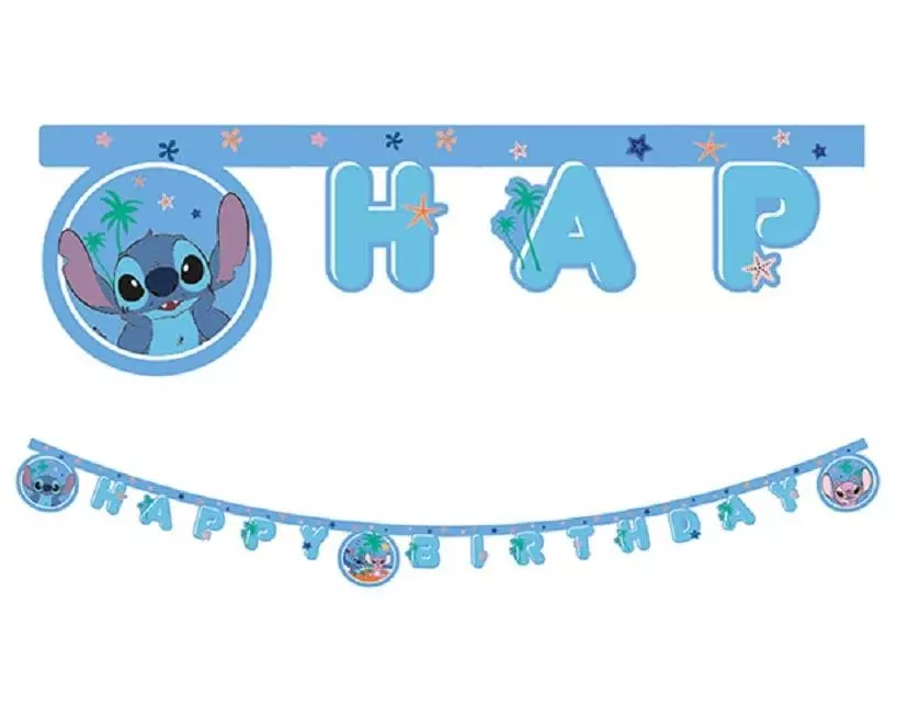 We fiesta Party Girlande Stich FSC, 1 Stück