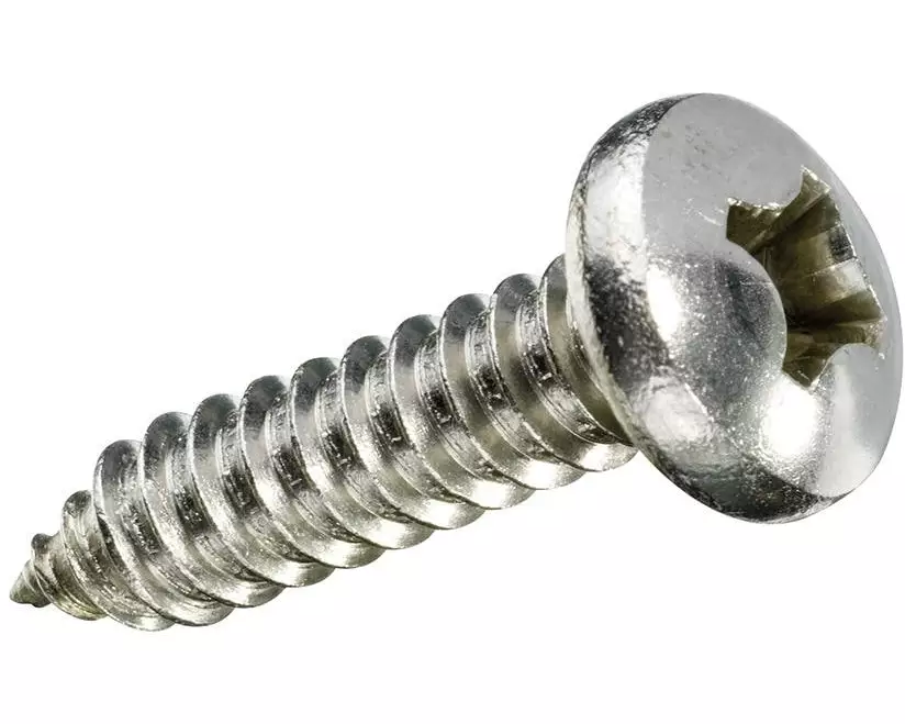 FTM Blechschrauben Linsenkopf 2.9 x 13 mm Edelstahl, 14 Stück