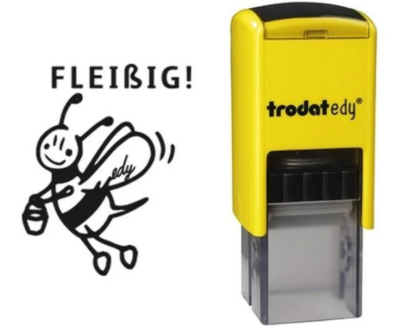 Trodat Motivstempel Edy Fix Biene, Gelb