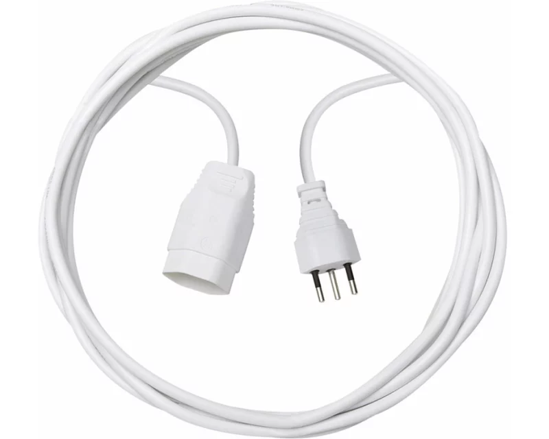 brennenstuhl Kunststoff-Verlängerungskabel 3m T12/T13 weiss