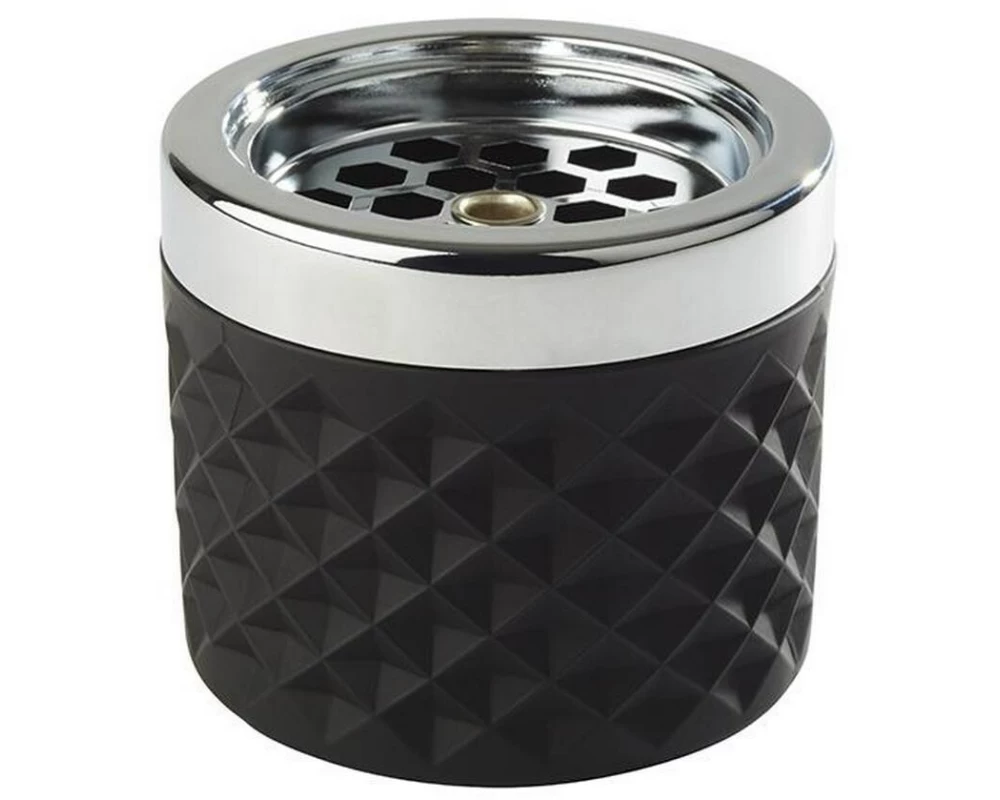 APS Windaschenbecher Nebula Schwarz/Silber