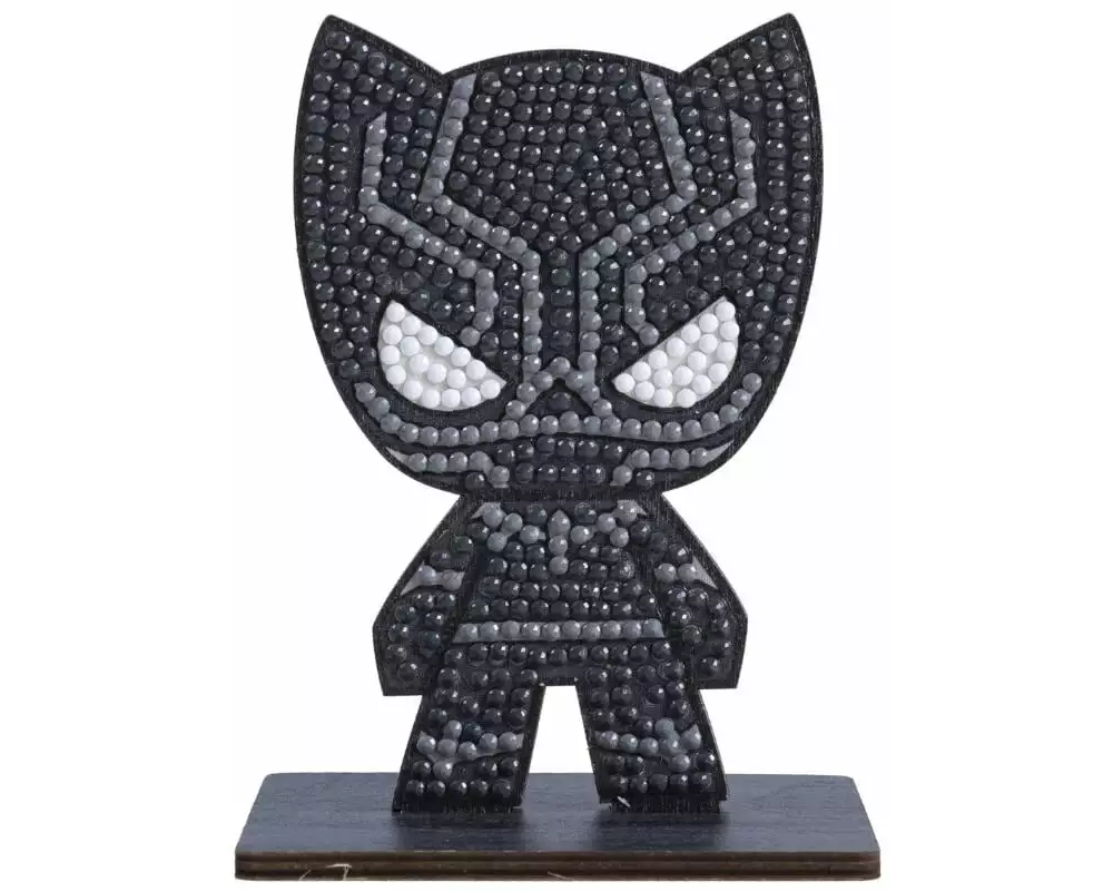 CRAFT Buddy Bastelset Crystal Art Buddies Black Panther Figur
