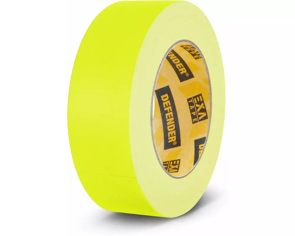 Defender Gewebeband Exa-Tape 38 mm x 25 m, Neongelb