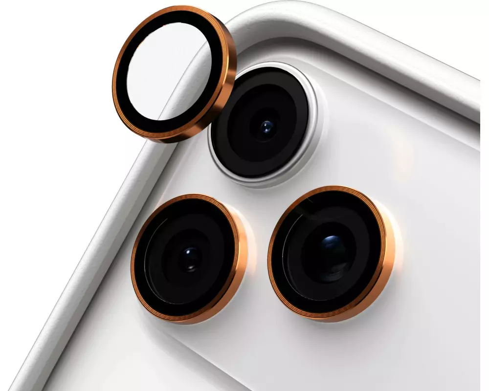 Rhinoshield Kameraschutz für IPhone 17 Pro Max / 17 Pro Orange