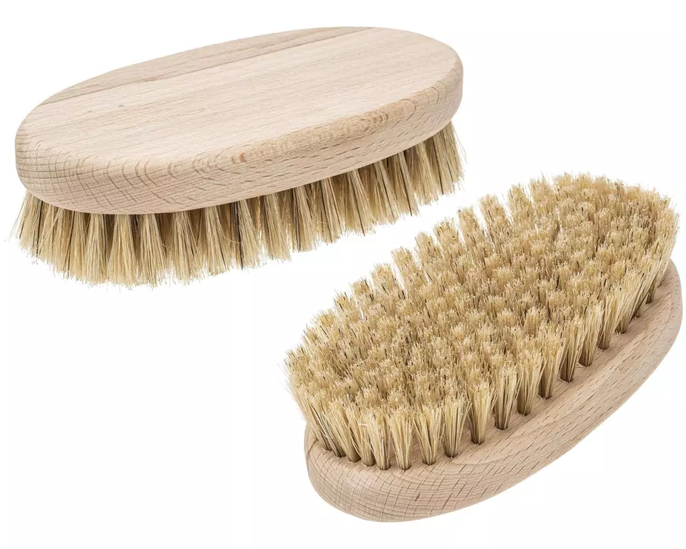 Glorex Massagebürste oval 13.5 x 7 cm Naturborsten, 1 Stück