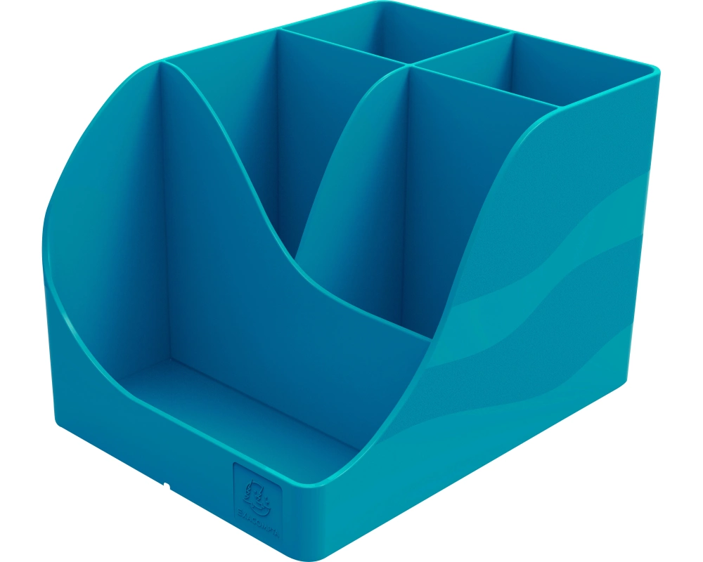 EXACOMPTA Stifteköcher Neo Deco 69528D blau 5 Fächer