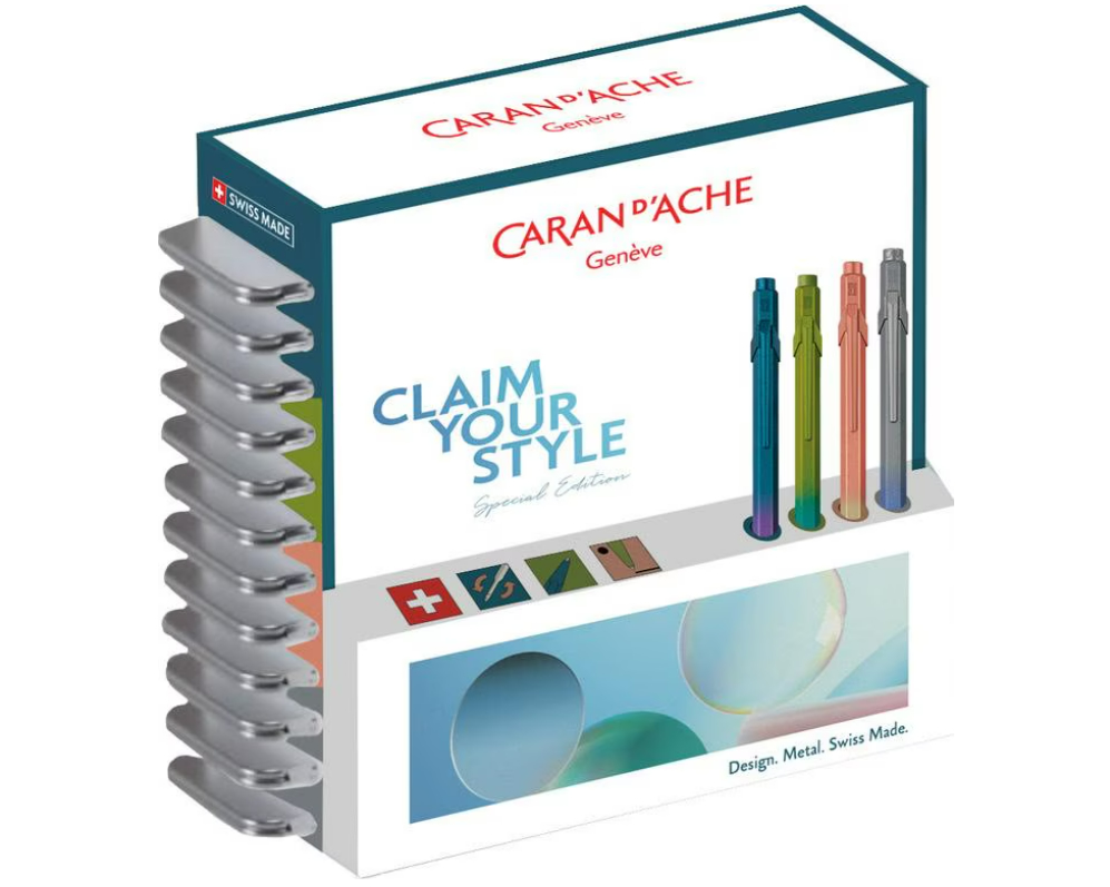 CARAN D'ACHE Kugelschreiber 849 849.601 Claim your Style 12 Stück
