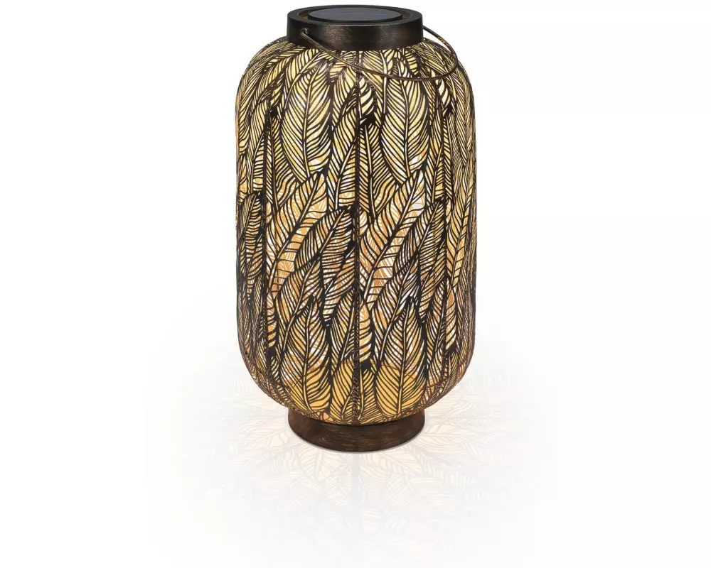 STT Laterne Solar Antic Grand Sombra Schwarz