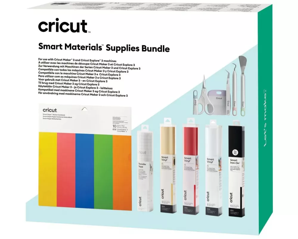 Cricut Vinylfolie Starterbox / Winterbox 33 x 91 cm, 1 Stück, Mehrfarbig