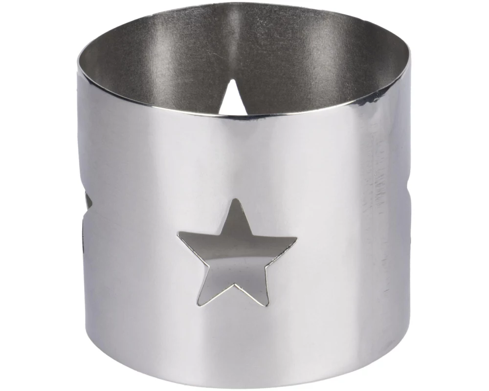 EGLO Serviettenring Stern Silber