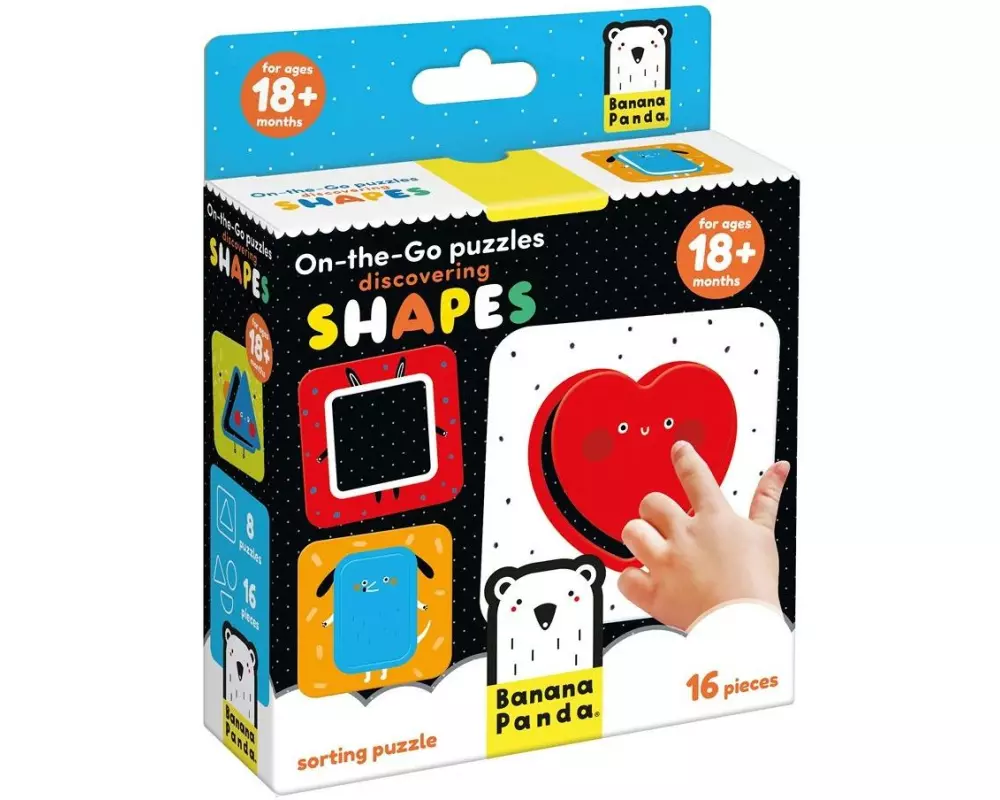 Banana Panda Puzzle On-the-Go Discovering Shapes