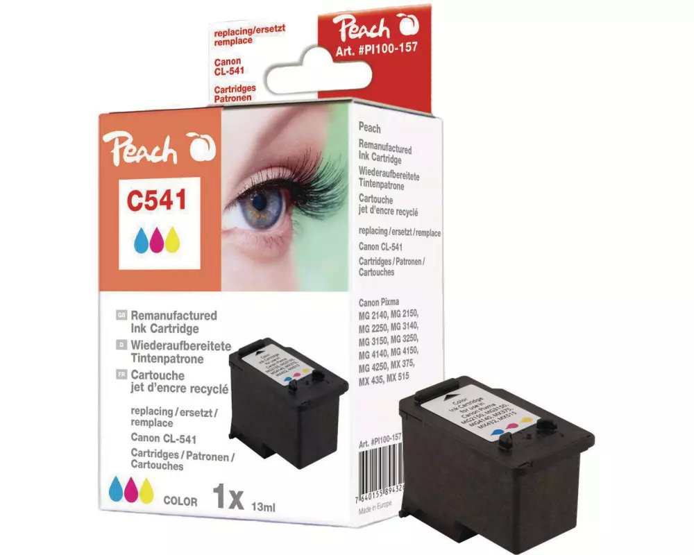 Peach Druckkopf Canon CL-541 C, M, Y