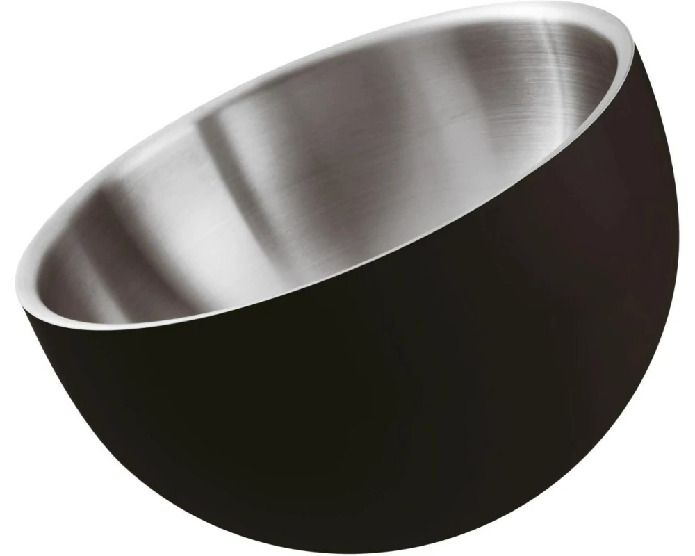 Paderno Schüssel Doppelwandig, 24 cm x 18.2 cm Schwarz