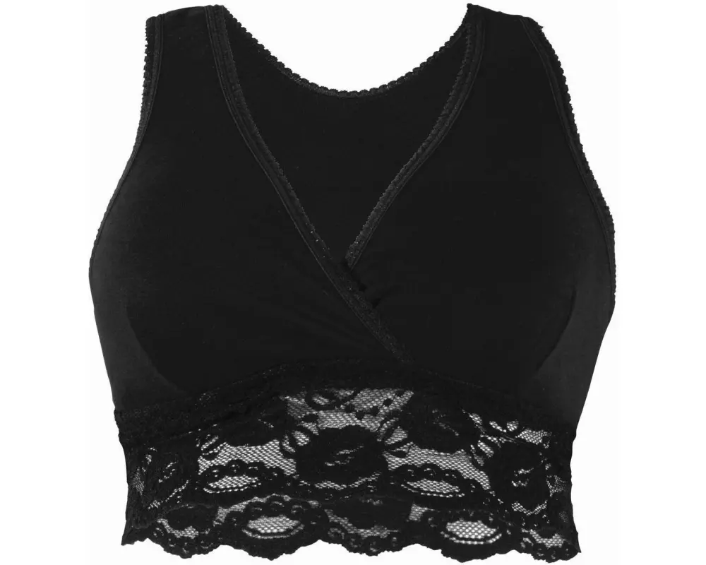 Carriwell Still-BH mit Spitzen Schwarz XL