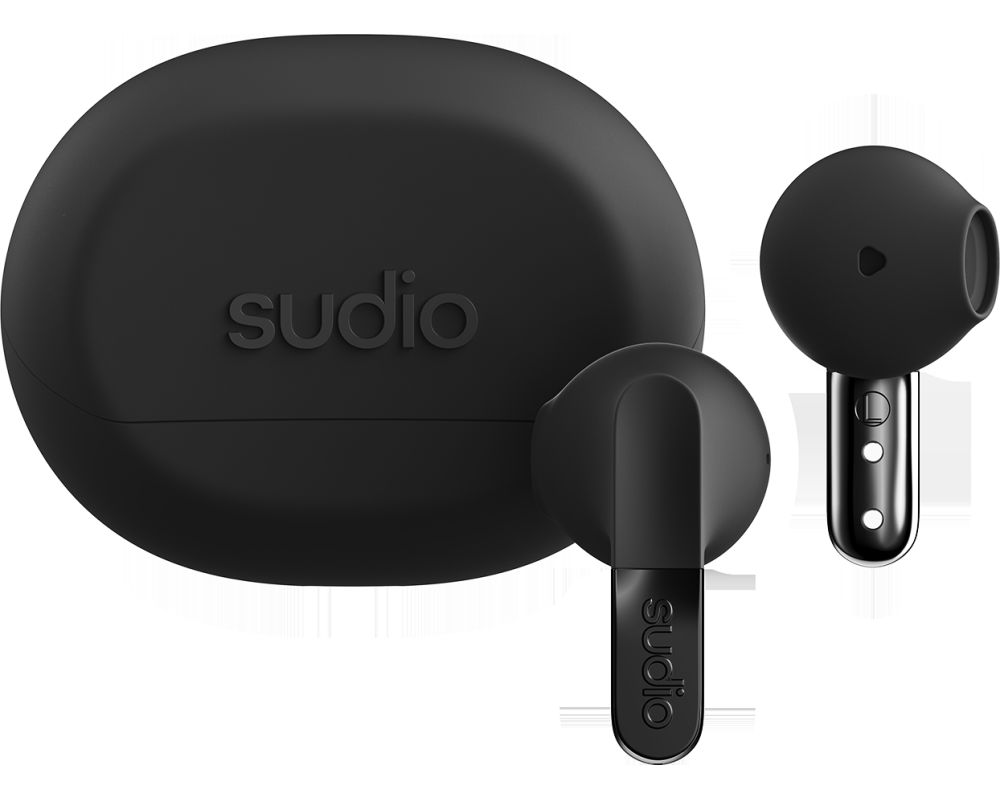 SUDIO Wireless Earbuds N3BLK N3, Black